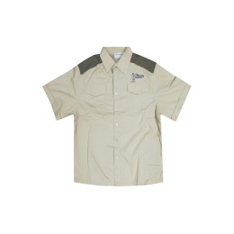 Designed contrasting shoulder work shirt uniform, customized uniform with logo embroidered on left chest, team uniform, shirt store, Ocean Park  bird feeder  R397 Designed contrasting shoulder work shirt uniform, customized uniform with logo embroidered on left chest, team uniform, shirt store, Ocean Park  bird feeder  R397
